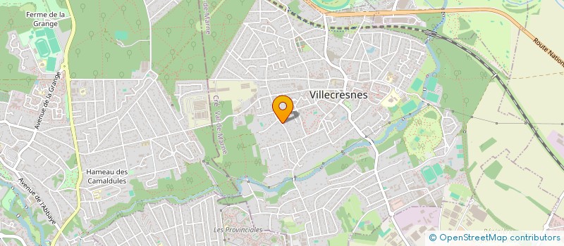 localisation de l'entreprise ASSOCIATION POUR L'ORGANISATION DES ETUDES SCOLAIRES 940 (AOES940) à VILLECRESNES