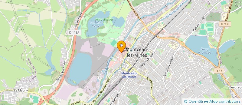 localisation de l'entreprise ASSOCIATION POUR L'ORIENTATION ET LE RECLASSEMENT à MONTCEAU LES MINES