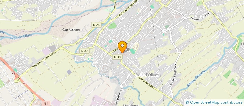 localisation de l'entreprise ASSOCIATION POUR L'OUVERTURE CULTURELLE ET INTERNATIONALE DU LYCEE DE BOIS D'OLIVE à SAINT-PIERRE