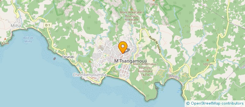 localisation de l'entreprise ASSOCIATION POUR L'UNITE ET L'INTEGRATION CITOYENNE A MAYOTTE à M'TSANGAMOUJI