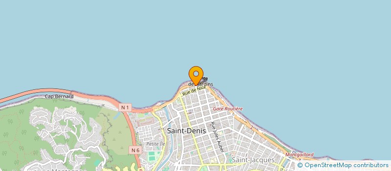 localisation de l'entreprise ASSOCIATION POUR LA CERTIFICATION DES ENTREPRISES REUNIONNAISES DU BATIMENT à SAINT-DENIS