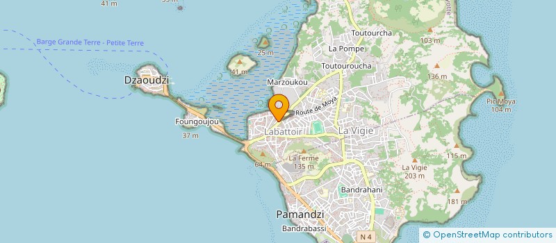 localisation de l'entreprise ASSOCIATION POUR LA COMMUNAUTE DE BANGOI-KOUNI A MAYOTTE à DZAOUDZI