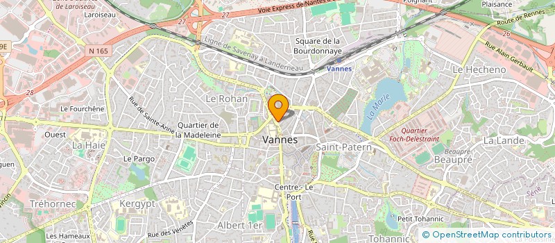 localisation de l'entreprise ASSOCIATION POUR LA CONNAISSANCE DE LA BIBLE à VANNES
