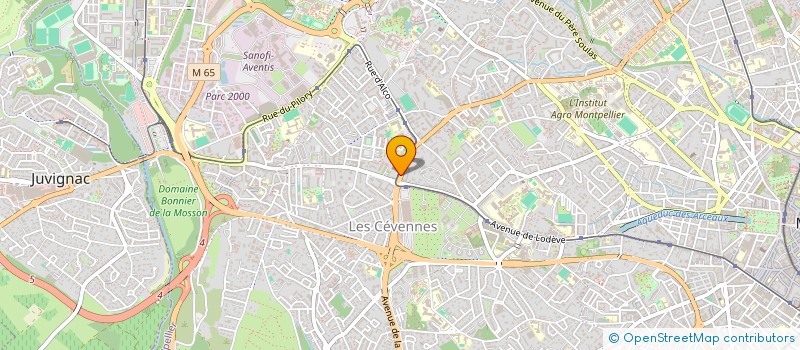 localisation de l'entreprise ASSOCIATION POUR LA CONNAISSANCE DU CULTE MUSULMAN EN LANGUEDOC ROUSSILLON à MONTPELLIER