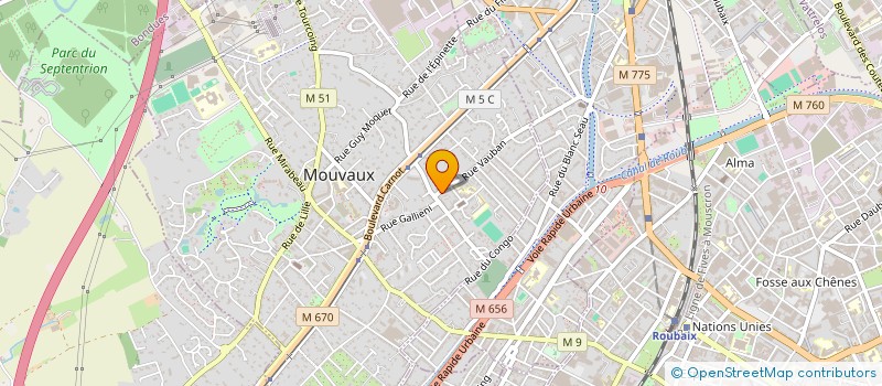 localisation de l'entreprise ASSOCIATION POUR LA CONNAISSANCE DU DROIT ET DE L EUROPE à MOUVAUX