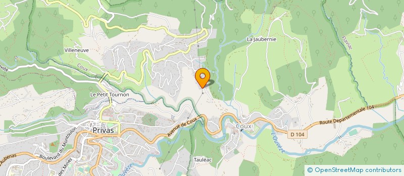 localisation de l'entreprise ASSOCIATION POUR LA CONNAISSANCE ET L'INVENTAIRE DES COLEOPTERES BUPRESTIDAE DU VAUCLUSE  COUX