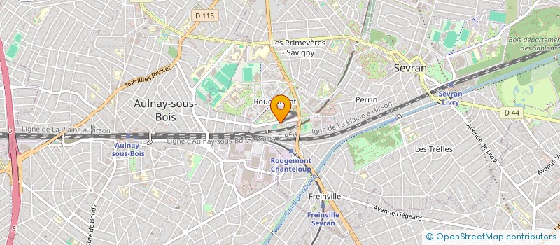 localisation de l'entreprise ASSOCIATION POUR LA CONNAISSANCE ET LE SAVOIR à SEVRAN