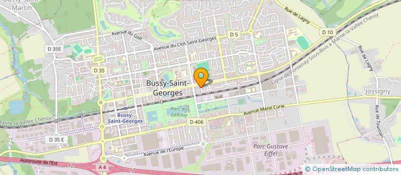 localisation de l'entreprise ASSOCIATION POUR LA CONSERVATION DE L'ART ET DE LA CULTURE KHMER (A.C.A.C.K.)  BUSSY-SAINT-GEORGES