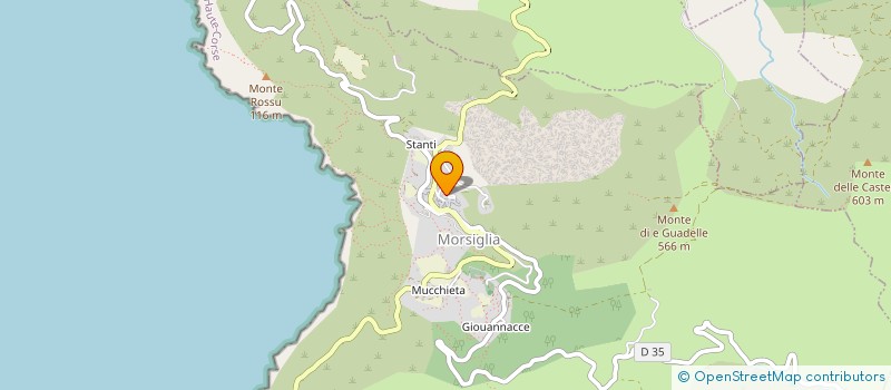 localisation de l'entreprise ASSOCIATION POUR LA CONSERVATION ET LA VALORISATION DU PATRIMOINE DE MORSIGLIA à MORSIGLIA