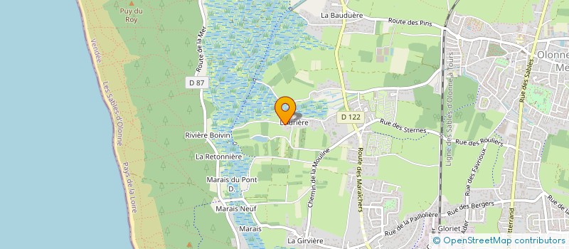 localisation de l'entreprise ASSOCIATION POUR LA COURSE CROISIERE DES PORTS VENDEENS à LES SABLES D'OLONNE