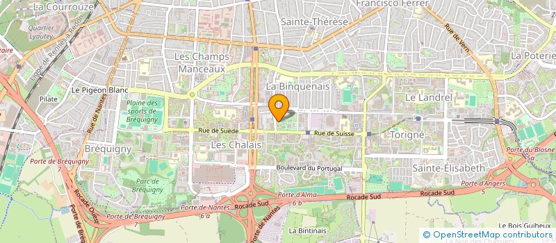 localisation de l'entreprise ASSOCIATION POUR LA CREATION D'UN RESEAU REEMPLOI ET RECYCLAGE  RENNES