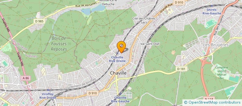 localisation de l'entreprise ASSOCIATION POUR LA CREATION ET LA DIFFUSION SCIENTIFIQUES à CHAVILLE
