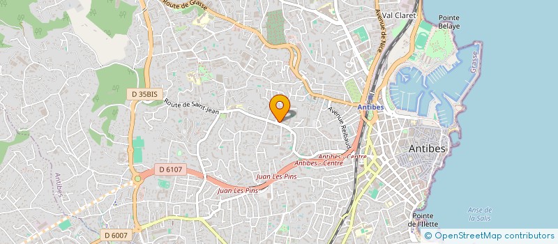 localisation de l'entreprise ASSOCIATION POUR LA DECOUVERTE DE LA MUSIQUE ET DU THEATRE à ANTIBES