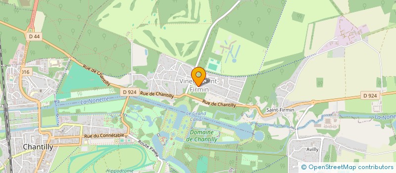 localisation de l'entreprise ASSOCIATION POUR LA DEFENSE DE L'ENVIRONNEMENT DE VINEUIL ST FIRMIN, ET DE SON PATRIMOINE  VINEUIL-SAINT-FIRMIN