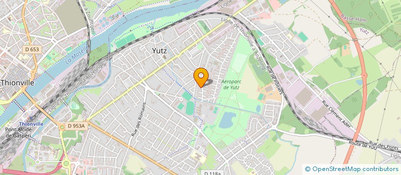 localisation de l'entreprise ASSOCIATION POUR LA DEFENSE DES ANIMAUX SANS FOYER DE YUTZ  YUTZ