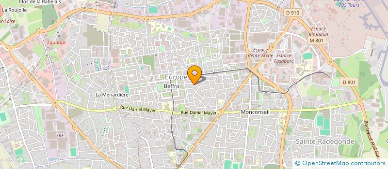 localisation de l'entreprise ASSOCIATION POUR LA DEFENSE DES ASSOCIES DE L'AVENIR DU PROLETARIAT à TOURS