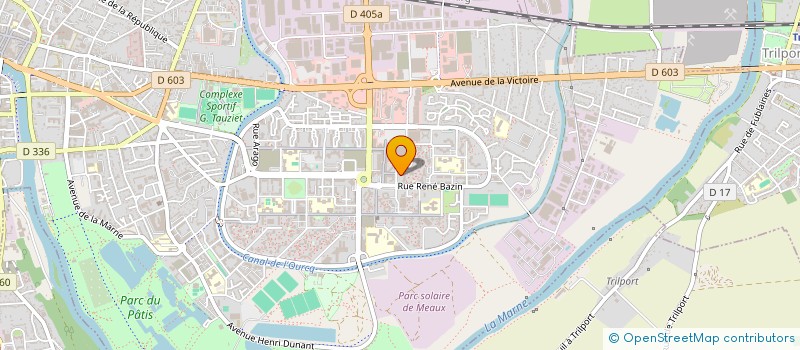localisation de l'entreprise ASSOCIATION POUR LA DEFENSE DES LOCATAIRES DE BEAUVAL à MEAUX