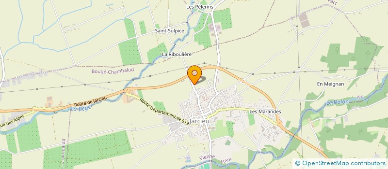 localisation de l'entreprise ASSOCIATION  POUR LA DEFENSE DU PATRIMOINE  JARCIEU