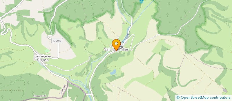 localisation de l'entreprise ASSOCIATION POUR LA DEFENSE DU PATRIMOINE DE LA COMMUNE DE VALS DES TILLES (VALS DES TILLES PATRIMOINE) à VALS-DES-TILLES