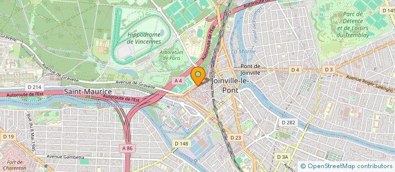 localisation de l'entreprise ASSOCIATION POUR LA DEFENSE ET L'INFORMATION DES HABITANTS DE LA RESIDENCE KARINE ET DES ALENTOURS à SAINT-MAURICE