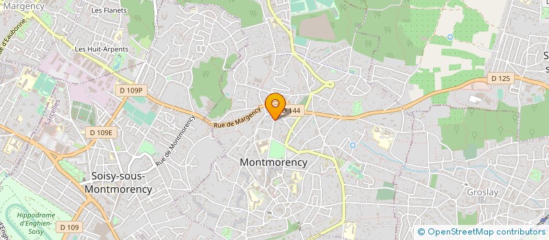 localisation de l'entreprise ASSOCIATION POUR LA DEMOCRATIE AU BENAI  MONTMORENCY