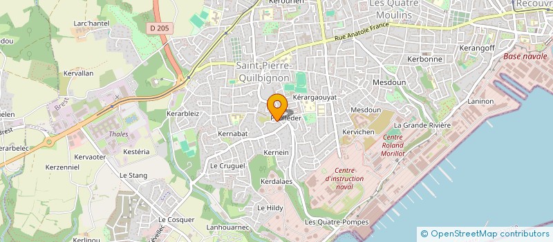 localisation de l'entreprise ASSOCIATION POUR LA DIFFUSION DE L'HISTOIRE UNIVERSITAIRE ET CRITIQUE à BREST