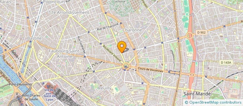 localisation de l'entreprise ASSOCIATION POUR LA DIFFUSION DU SAVOIR SCIENTIFIQUE EN CHIMIE ANALYTIQUE  PARIS