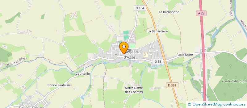 localisation de l'entreprise ASSOCIATION POUR LA DIFFUSION DU  YOGA TRADITIONNEL  MONTBIZOT