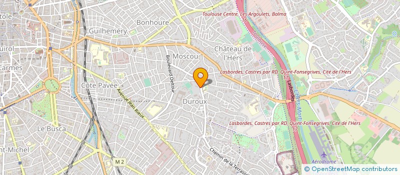 localisation de l'entreprise ASSOCIATION POUR LA DIFFUSION ET LA PROMOTION DES CULTURES TSIGANES à TOULOUSE