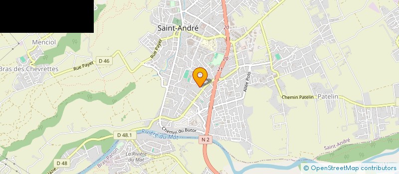 localisation de l'entreprise ASSOCIATION POUR LA DIFFUSION, LA PROMOTION ET L'ELEVAGE DU CABRI BOER A LA REUNION  LE TAMPON