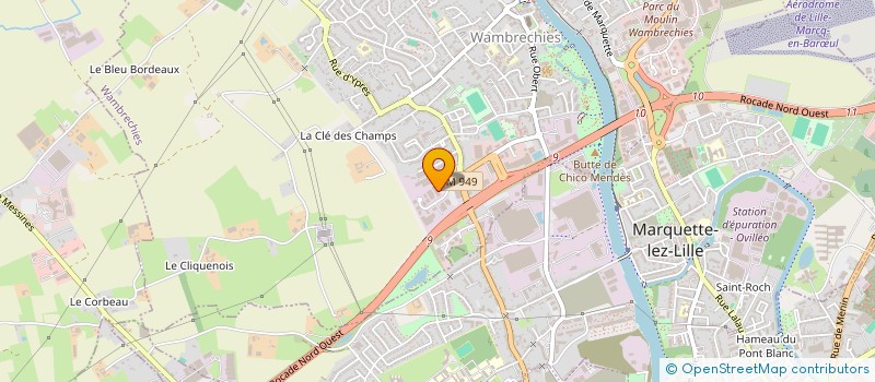localisation de l'entreprise ASSOCIATION POUR LA DIRECTION ET LA GESTION DE CENTRES DE SOINS à MARCQ-EN-BARŒUL