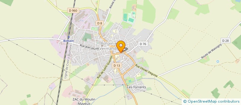localisation de l'entreprise ASSOCIATION POUR LA FONDATION DE LA FAMILLE AKTAN à BOHAIN-EN-VERMANDOIS