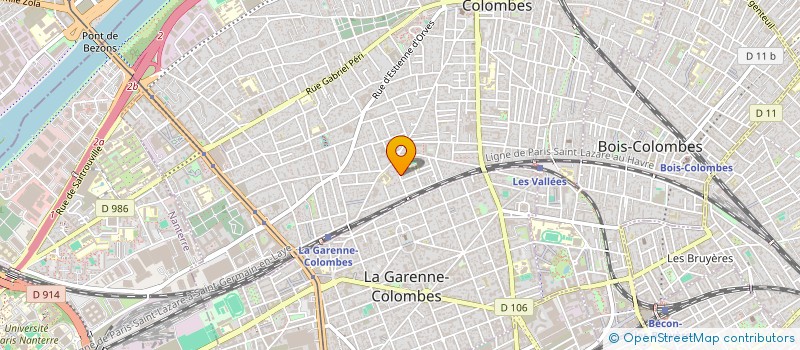 localisation de l'entreprise ASSOCIATION POUR LA FONDATION MOHSEN HACHTROUDI MOHA à COLOMBES