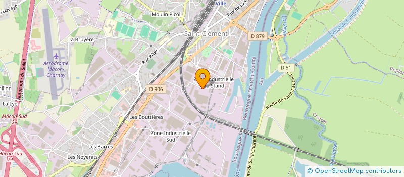 localisation de l'entreprise ASSOCIATION POUR LA FORMATION à MACON