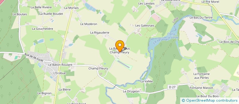 localisation de l'entreprise ASSOCIATION POUR LA FORMATION AERONAUTIQUE  LIFFRE