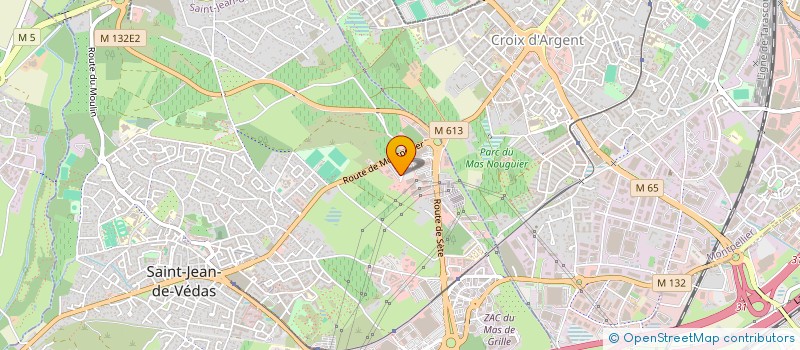 localisation de l'entreprise ASSOCIATION POUR LA FORMATION DES MOTARDS AFDM OCCITANIE  SAINT-JEAN-DE-VEDAS