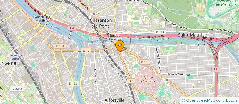 localisation de l'entreprise ASSOCIATION POUR LA FORMATION EN OPHTALMOLOGIE VETERINAIRE à MAISONS-ALFORT