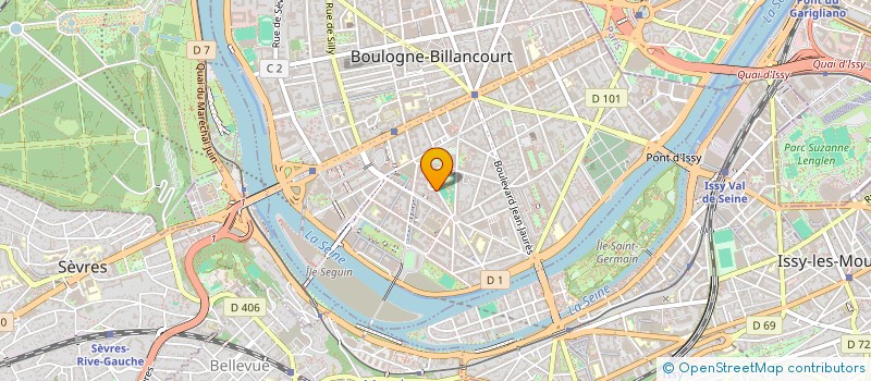 localisation de l'entreprise ASSOCIATION POUR LA FORMATION ET L'INSERTION PROFESSIONNELLE DES PERSONNES HANDICAPEES à BOULOGNE-BILLANCOURT