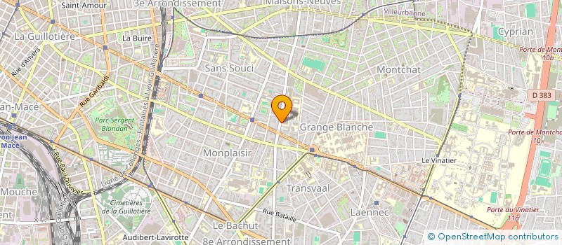 localisation de l'entreprise ASSOCIATION POUR LA FORMATION PROFESSIONNELLE DANS LES INDUSTRIES DE L'AMEUBLEMENT LYON à LYON