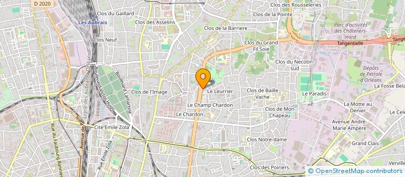 localisation de l'entreprise ASSOCIATION POUR LA FORMATION TECHNOLOGIQUE DANS L'ENSEIGNEMENT CATHOLIQUE à ORLEANS