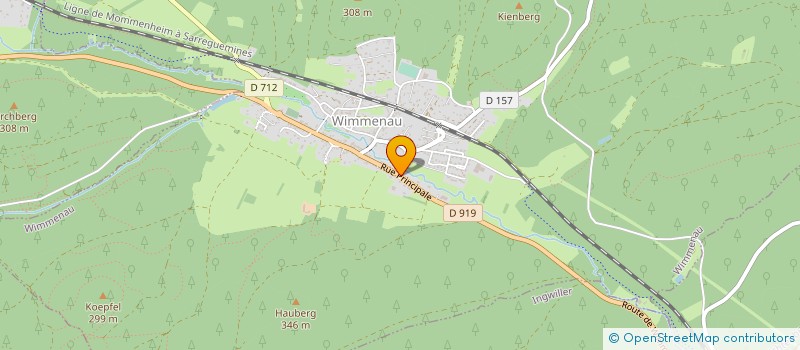 localisation de l'entreprise ASSOCIATION POUR LA GESTION DE LA SALLE POLYVALENTE DE LOHR  LOHR