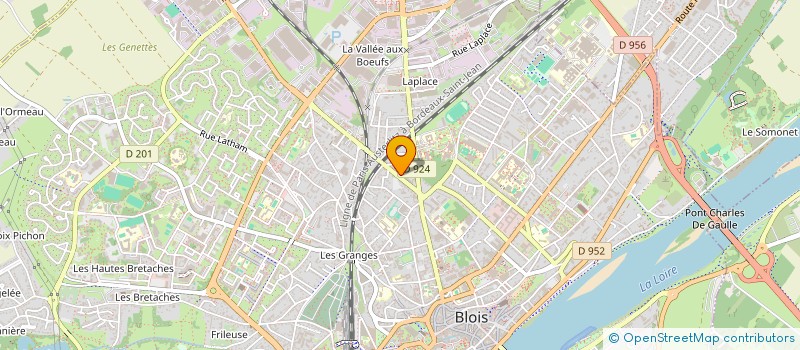 localisation de l'entreprise ASSOCIATION POUR LA GESTION DU RESEAU D'OBSERVATION METEOROLOGIQUE DU LOIR ET CHER  BLOIS