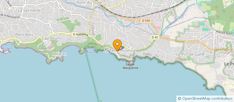 localisation de l'entreprise ASSOCIATION POUR LA GESTION DU RESTAURANT DU CROSS LA GARDE à LA GARDE