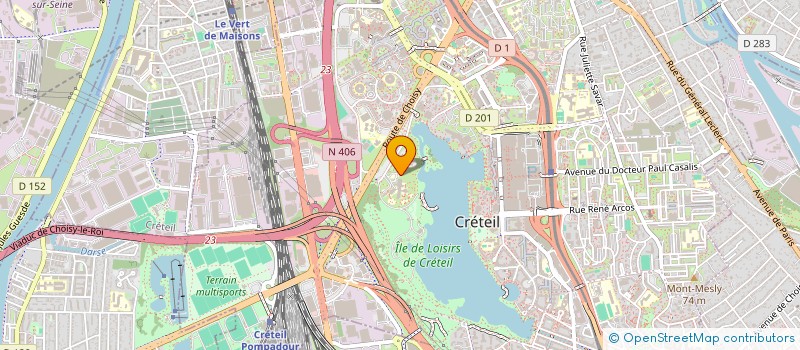 localisation de l'entreprise ASSOCIATION POUR LA GESTION ET L'ANIMATION DES ESPACES CULTURELS DU CENTRE CULTUEL ET CULTUREL DE CRETEIL à CRETEIL
