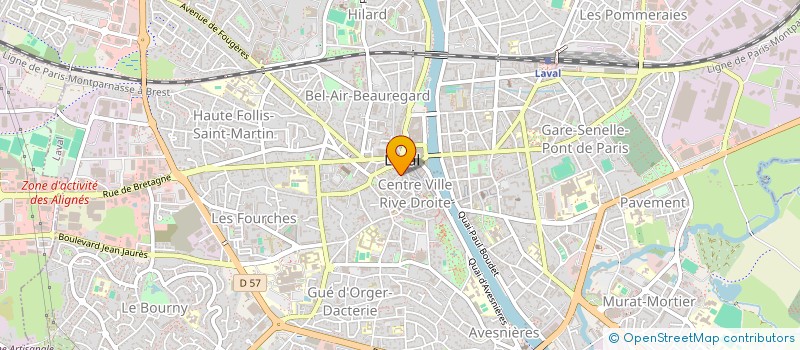 localisation de l'entreprise ASSOCIATION POUR LA LEGALITE DES OPERATIONS ET MOUVEMENTS BANCAIRES à LAVAL