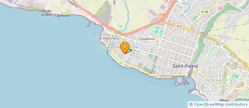 localisation de l'entreprise ASSOCIATION POUR LA LUTTE CONTRE L'EXCLUSION ET LA DELINQUANCE ET POUR L'INSERTION SOCIALE ET PROFESSIONNELLE DES PERSON à SAINT-PIERRE