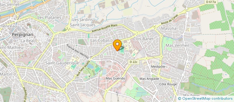 localisation de l'entreprise ASSOCIATION POUR LA MAISON MEDICALE UNIVERSITAIRE DE PERPIGNAN  PERPIGNAN