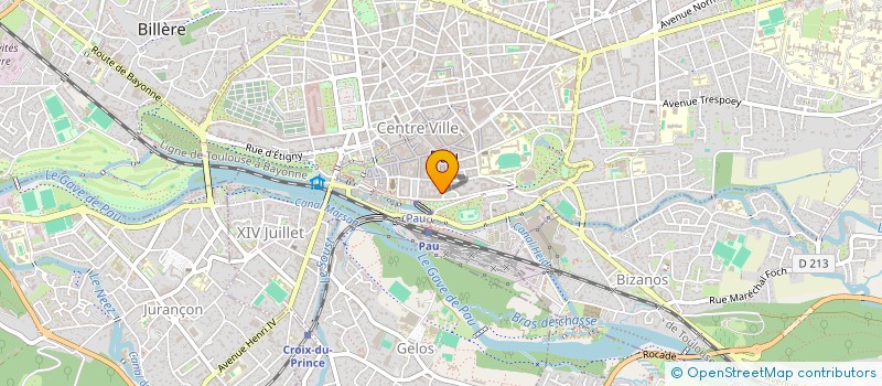 localisation de l'entreprise ASSOCIATION POUR LA MEMOIRE DE L'EMIGRATION AME à PAU