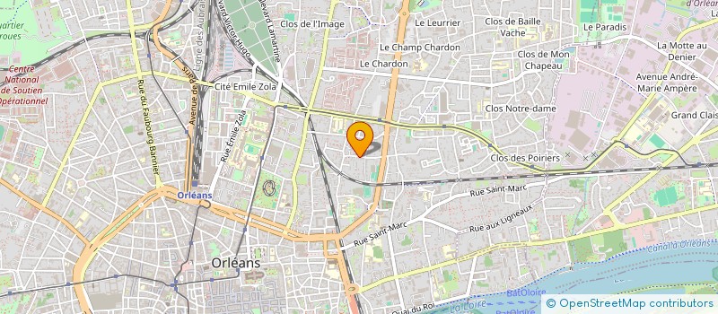 localisation de l'entreprise ASSOCIATION POUR LA MEMOIRE ET L'ANIMATION DE L'EST D'ORLEANS à ORLEANS