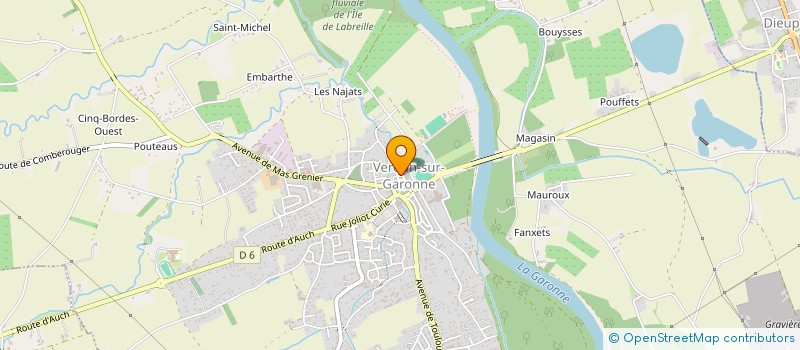 localisation de l'entreprise ASSOCIATION POUR LA MISE EN COMMUN DES MOYENS DES ASSOCIATIONS DE VERDUN SUR GARONNE à VERDUN-SUR-GARONNE